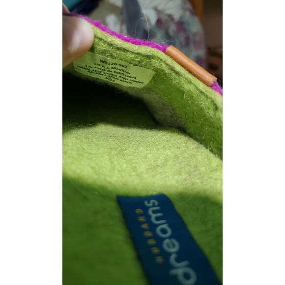 Samuel Hubbard Dreams Pink SlipOn Size 6.5 Casual Back-to-School College Wool - Picture 9 of 9